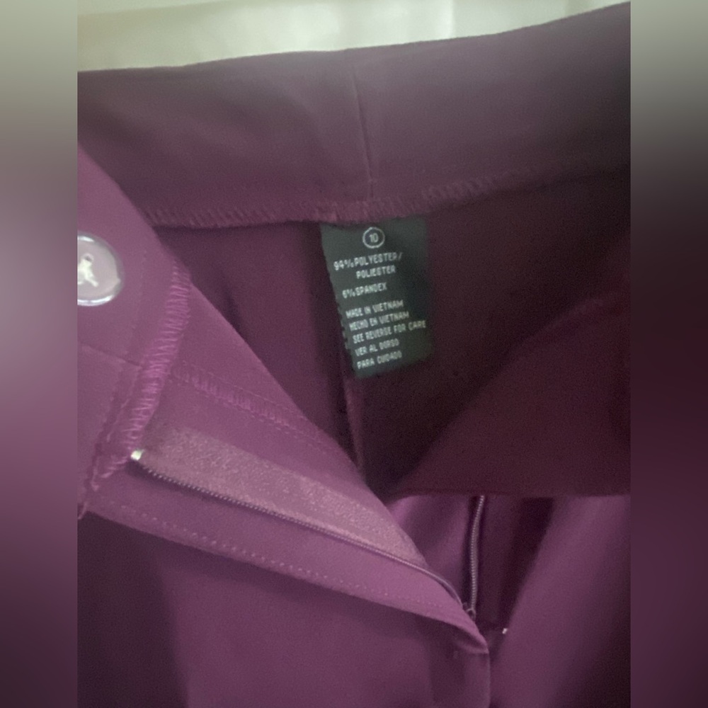 Women’s Purple Wide Leg Pant/ Trouser - SIZE 10